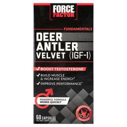 Force Factor Fundamentals Deer Antler Velvet Igf 1 60 Capsules