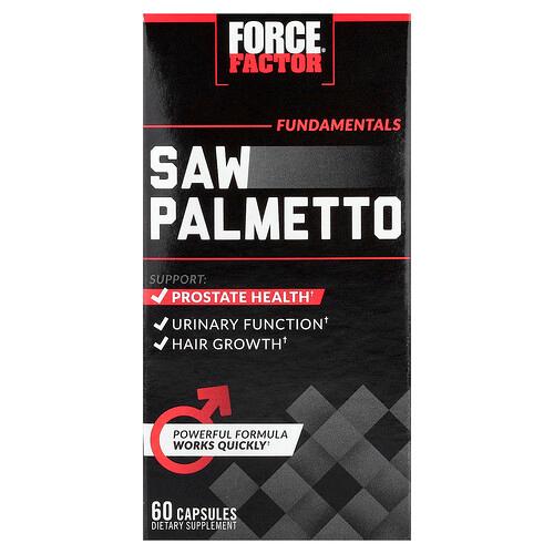 Force Factor Fundamentals Saw Palmetto 60 Capsules