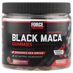 Force Factor Fundamentals Black Maca Gummies Passion Berry 60 Gummies