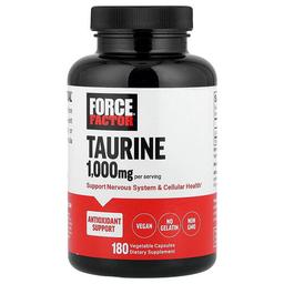 Force Factor Taurine 180 Vegetable Capsules 500 Mg Per Capsule