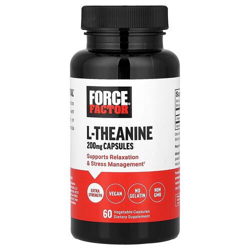 Force Factor L Theanine 200 Mg 60 Vegetarian Capsules