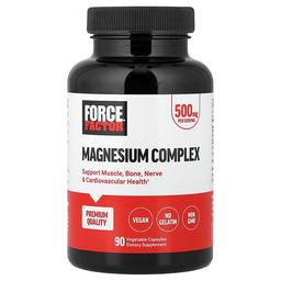Force Factor Magnesium Complex 500 Mg 90 Vegetable Capsules