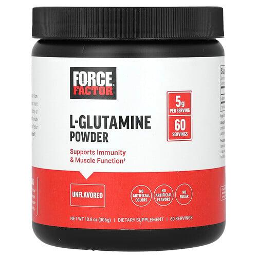 Force Factor L Glutamine Powder Unflavored 10 8 Oz 306 G