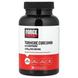 Force Factor Turmeric Curcumin With Bioperine 90 Vegetable Capsules