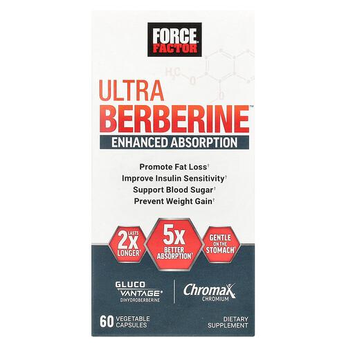 Force Factor Ultra Berberine 60 Vegetable Capsules