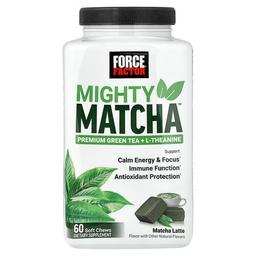 Force Factor Mighty Matcha Match Latte 60 Soft Chews