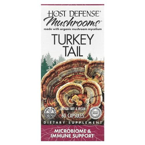 Host Defense Mushrooms Turkey Tail 60 Capsules 0 5 G Per Capsule product image