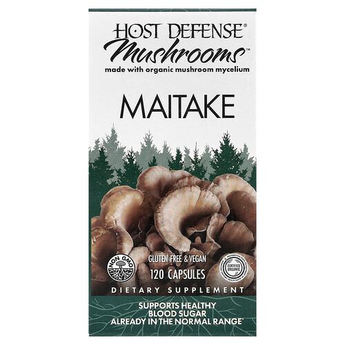 Host Defense Mushrooms Maitake 120 Capsules 0 5 G Per Capsule