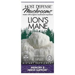 Host Defense Mushrooms Lion S Mane 60 Capsules 0 5 G Per Capsule