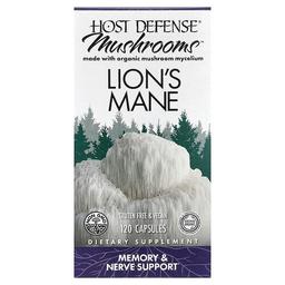 Host Defense Mushrooms Lion S Mane 120 Capsules 0 5 G Per Capsule