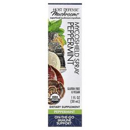 Host Defense Mushrooms Mycoshield Spray Peppermint 1 Fl Oz 30 Ml