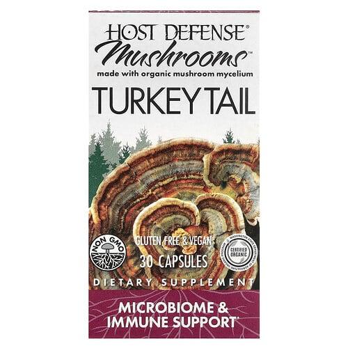Host Defense Mushrooms Turkey Tail 30 Capsules 0 5 G Per Capsule