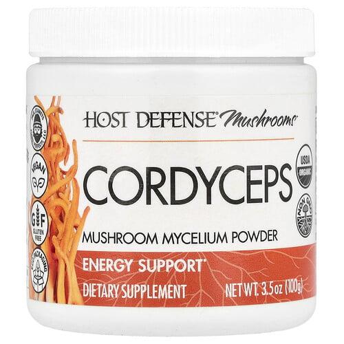 Host Defense Mushrooms Cordyceps Mushroom Mycelium Powder 3 5 Oz 100 G