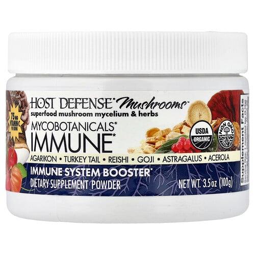Host Defense Mushrooms Mycobotanicals Immune Powder 3 5 Oz 100 G