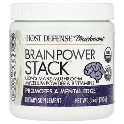 Host Defense Mushrooms Brain Power Stack 3 5 Oz 100 G