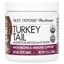 Host Defense Mushrooms Turkey Tail Mushroom Mycelium Powder 3 5 Oz 100 G