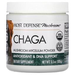 Host Defense Mushrooms Chaga Mushroom Mycelium Powder 3 5 Oz 100 G