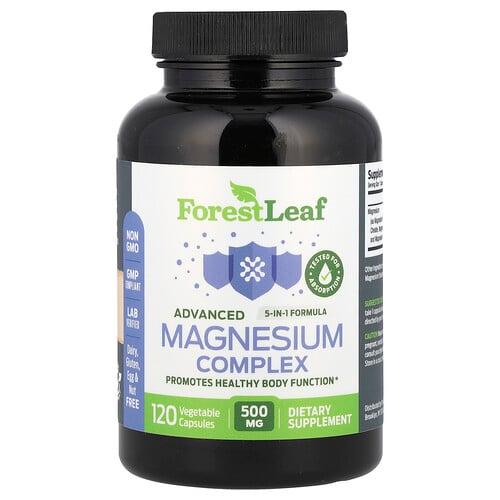 Forest Leaf Advanced Magnesium Complex 500 Mg 120 Vegetable Capsules