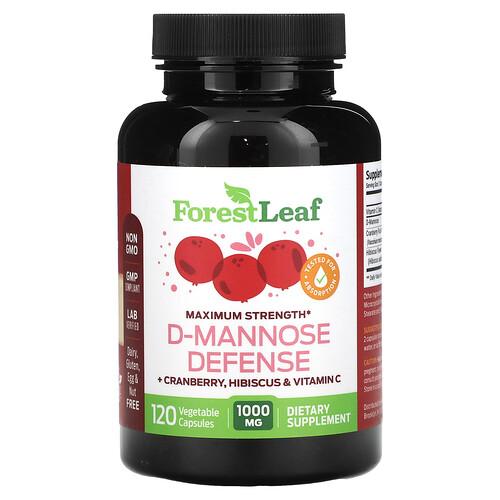 Forest Leaf D Mannose Defense Maximum Strength 120 Vegetarian Capsules product image