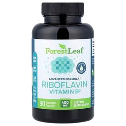 Forest Leaf Riboflavin Vitamin B2 400 Mg 90 Vegetable Capsules