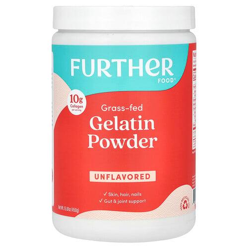 Further Food Grass Fed Gelatin Powder Unflavored 15 87 Oz 450 G