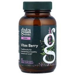 Gaia Herbs Women Vitex Berry 60 Liquid Phyto Caps 500 Mg Per Capsules