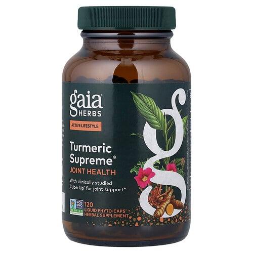 Gaia Herbs Turmeric Supreme Joint Health 120 Liquid Phyto Caps