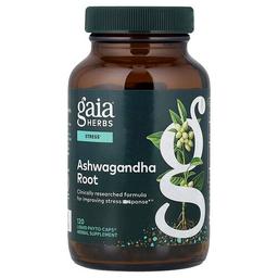 Gaia Herbs Ashwagandha Root 120 Liquid Phyto Caps 350 Mg Per Cap