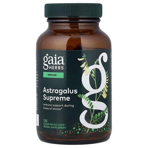 Gaia Herbs Astragalus Supreme 120 Liquid Phyto Caps 650 Mg Per Cap