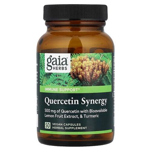 Gaia Herbs Quercetin Synergy 50 Vegan Capsules