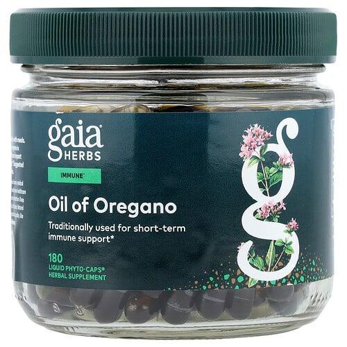 Gaia Herbs Oil Of Oregano 180 Liquid Phyto Caps
