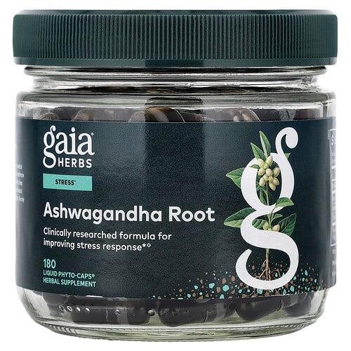 Gaia Herbs Ashwagandha Root 180 Liquid Phyto Caps