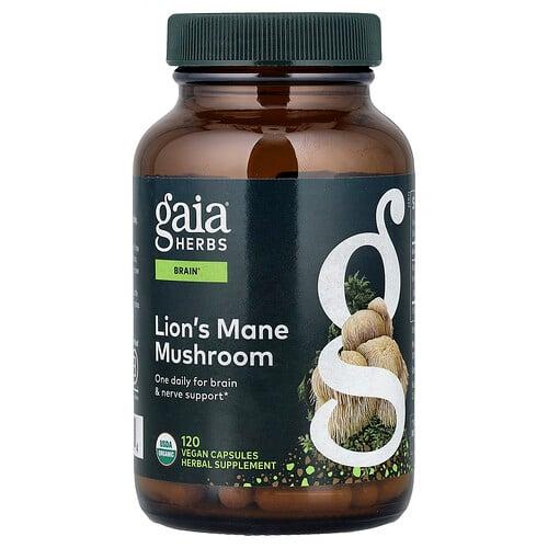 Gaia Herbs Lion S Mane Mushroom 120 Vegan Capsules