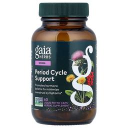 Gaia Herbs Women Period Cycle Support 60 Liquid Phyto Caps