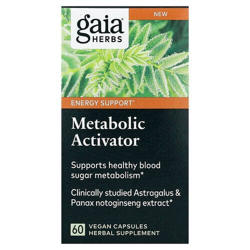 Gaia Herbs Metabolic Activator 60 Vegan Capsules