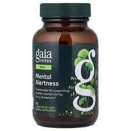 Gaia Herbs Mental Alertness 60 Liquid Phyto Caps 418 Mg Per Cap