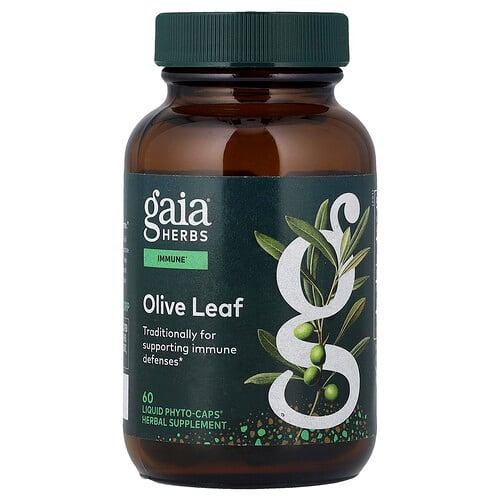 Gaia Herbs Olive Leaf 60 Liquid Phyto Caps 680 Mg Per Capsule