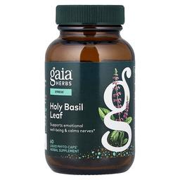 Gaia Herbs Holy Basil Leaf 60 Liquid Phyto Caps