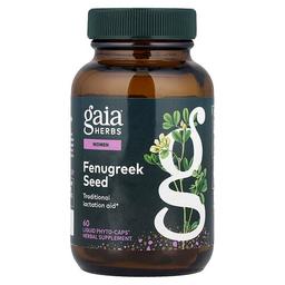 Gaia Herbs Women Fenugreek Seed 60 Liquid Phyto Caps 390 Mg Per Capsule