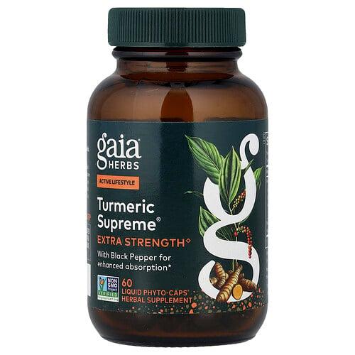 Gaia Herbs Turmeric Supreme 60 Liquid Phyto Caps