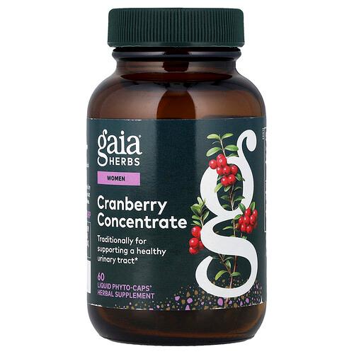 Gaia Herbs Women Cranberry Concentrate 60 Liquid Phyto Caps 420 Mg Per Capsule