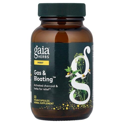 Gaia Herbs Gas Bloating 50 Vegan Capsules