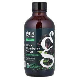 Gaia Herbs Black Elderberry Syrup 3 Fl Oz 89 Ml