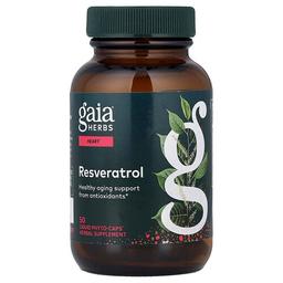 Gaia Herbs Resveratrol 50 Liquid Phyto Caps