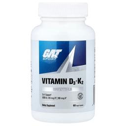 Gat Sport Essentials Vitamin D3 K2 60 Veggie Capsules