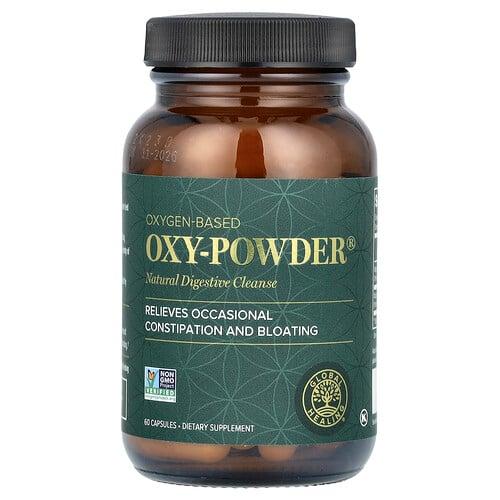 Global Healing Oxy Powder Natural Digestive Cleanse 60 Capsules