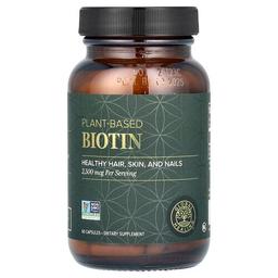Global Healing Plant Based Biotin 2 500 Mcg 60 Capsules