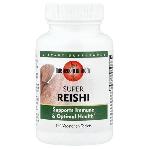 Mushroom Wisdom Super Reishi 120 Vegetarian Tablets