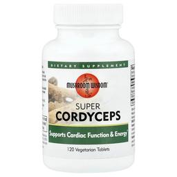 Mushroom Wisdom Super Cordyceps 120 Vegetarian Tablets