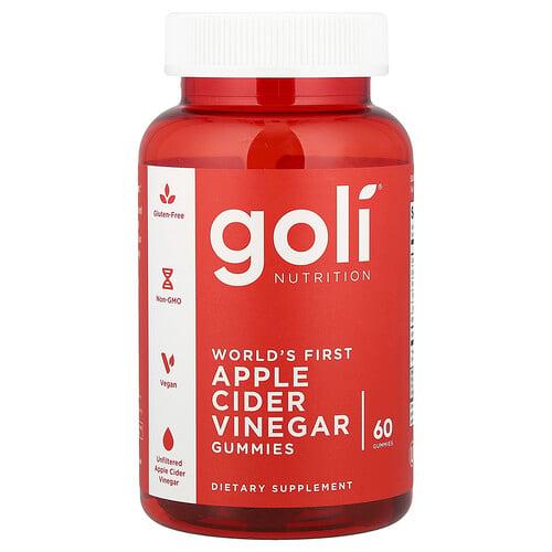 Goli Nutrition Apple Cider Vinegar Gummies 60 Gummies